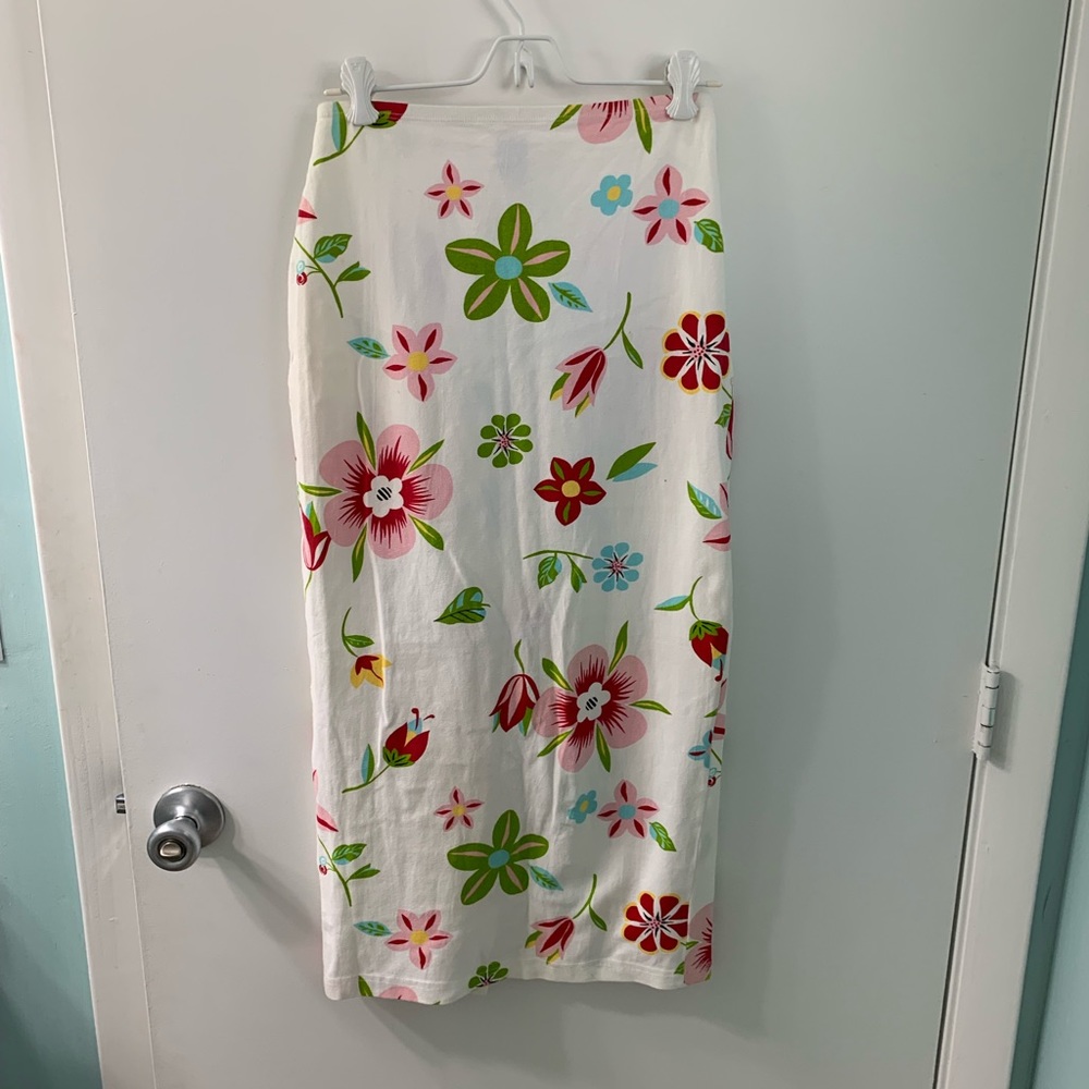 Xoxo jeans floral spandex pencil skirt